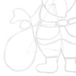 Julemann Lys Med 168 Led Flerfarget 58.5 X 60 X 1.3 Cm Jern