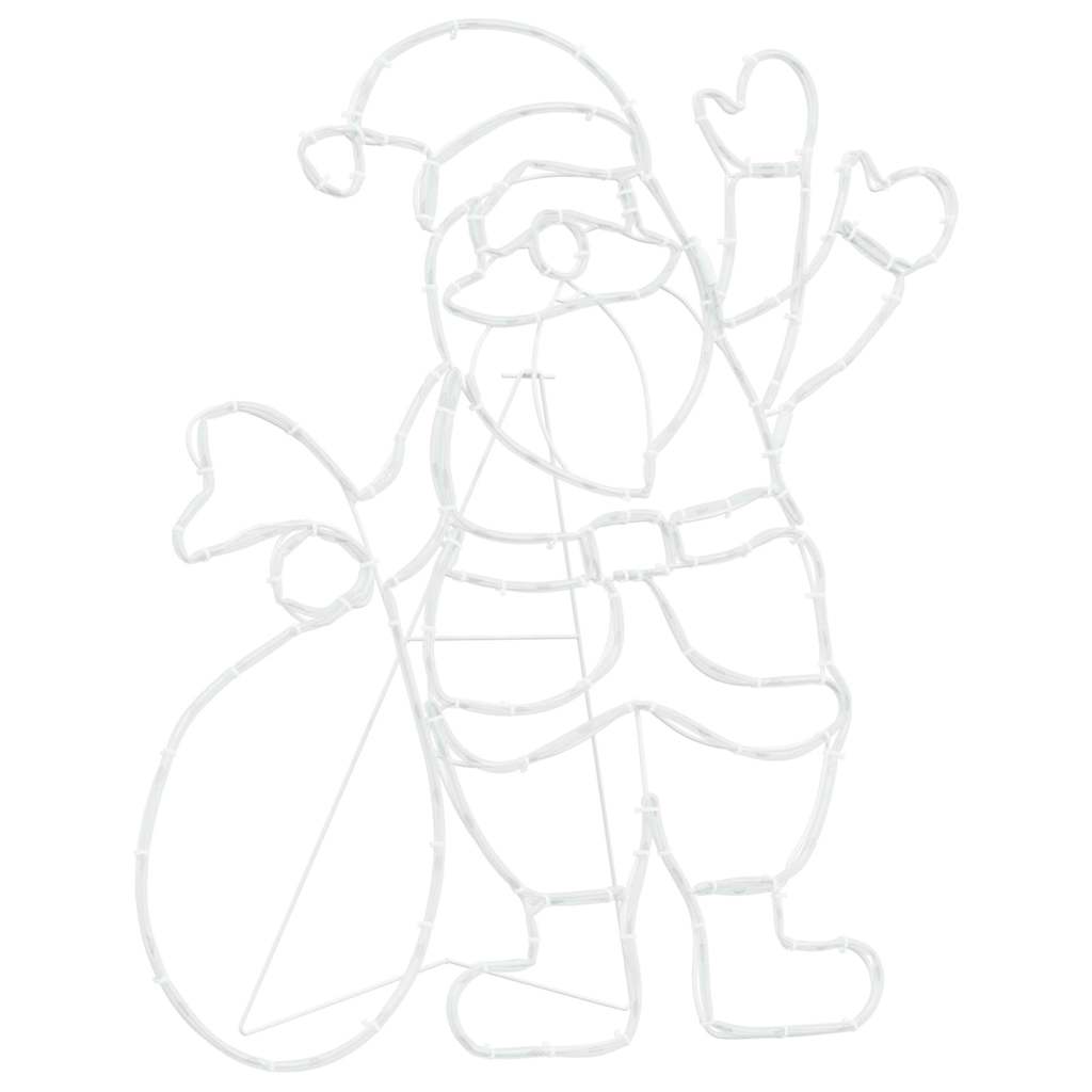 Julemann Lys Med 168 Led Flerfarget 58.5 X 60 X 1.3 Cm Jern