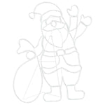 Julemann Lys Med 168 Led Flerfarget 58.5 X 60 X 1.3 Cm Jern