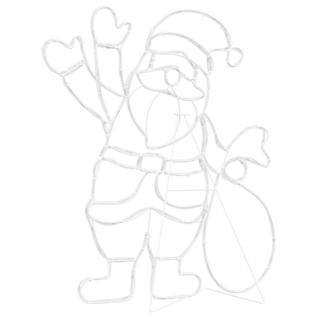 Julemann Lys Med 168 Led Flerfarget 58.5 X 60 X 1.3 Cm Jern