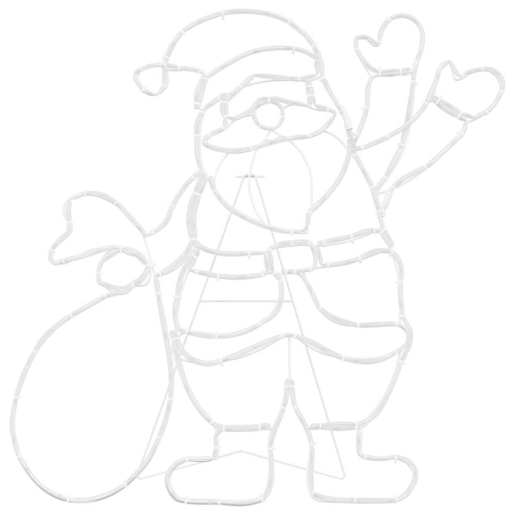 Julemann Lys Med 168 Led Flerfarget 58.5 X 60 X 1.3 Cm Jern