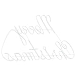 Jule Skilt Med 216 Led Rød 99 X 55 X 13 Cm Jern