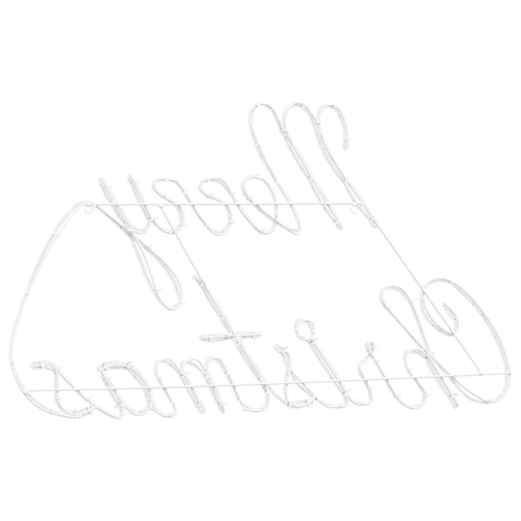 Jule Skilt Med 216 Led Rød 99 X 55 X 13 Cm Jern