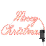 Jule Skilt Med 216 Led Rød 99 X 55 X 13 Cm Jern