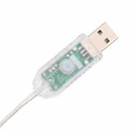 Julemann Med 200 Led Varmhvit 100 X 180 Cm Stoff