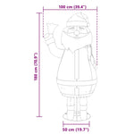 Julemann Med 200 Led Varmhvit 100 X 180 Cm Stoff