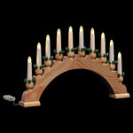 Julelys Bue Med 10 Led Lys Brun 47 X 5 X 29 Cm Heltre Furu