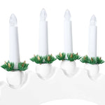 Julelys Bue Med 10 Led Lys 3 Pcs Hvit 47 X 5 X 29 Cm