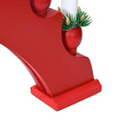 Julelys Bue Med 10 Led Lys Rød 47 X 5 X 29 Cm Heltre Furu