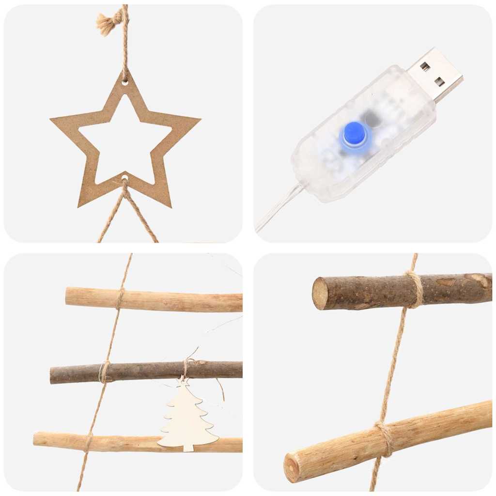 Juletre Med 100 Led Naturlig 180 Cm Heltre Ask