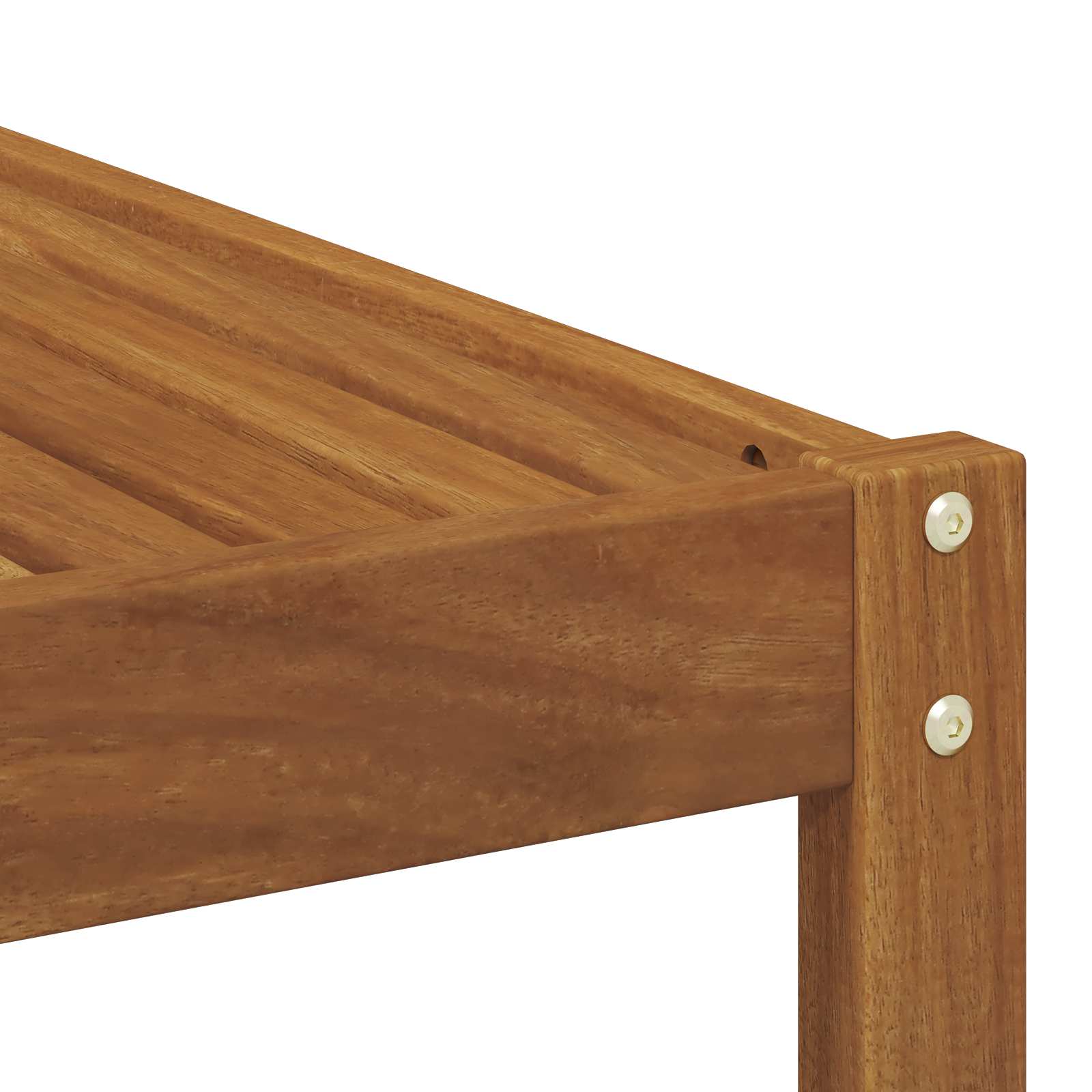 Utebord Solid Akasietre Naturlig 59 X 59 X 37 Cm