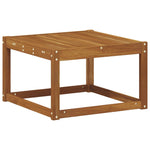Utebord Solid Akasietre Naturlig 59 X 59 X 37 Cm