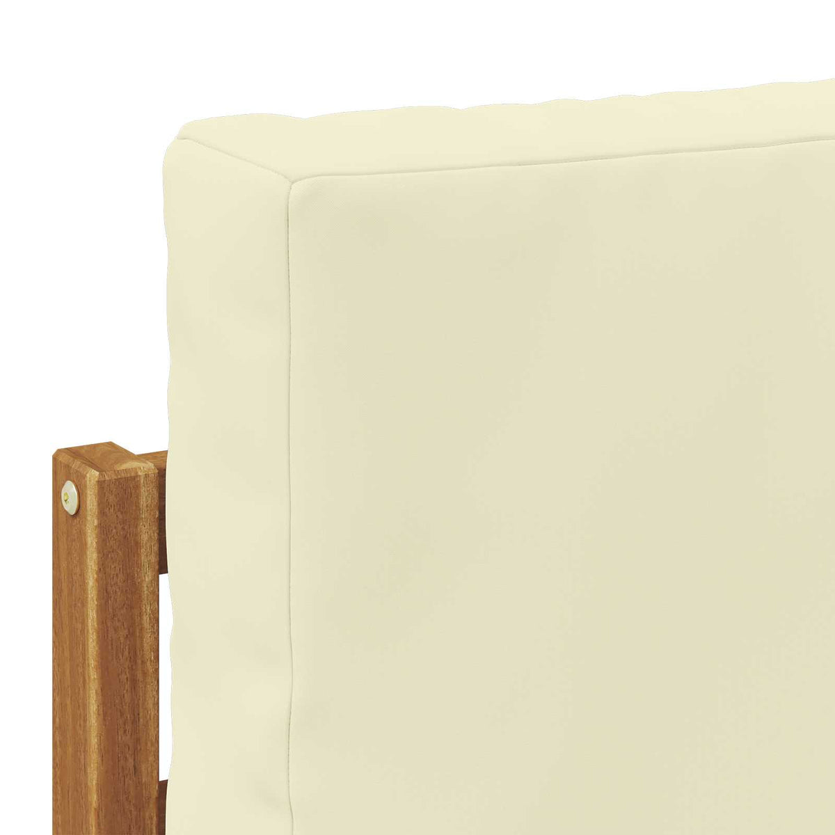Utendørs Midtbord Og Hjørnesofa Med Pute 2 Stk Naturlig Og Krem