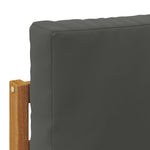 Utendørs Midtbord Og Hjørnesofa 2 Stk Naturlig Og Antrasitt