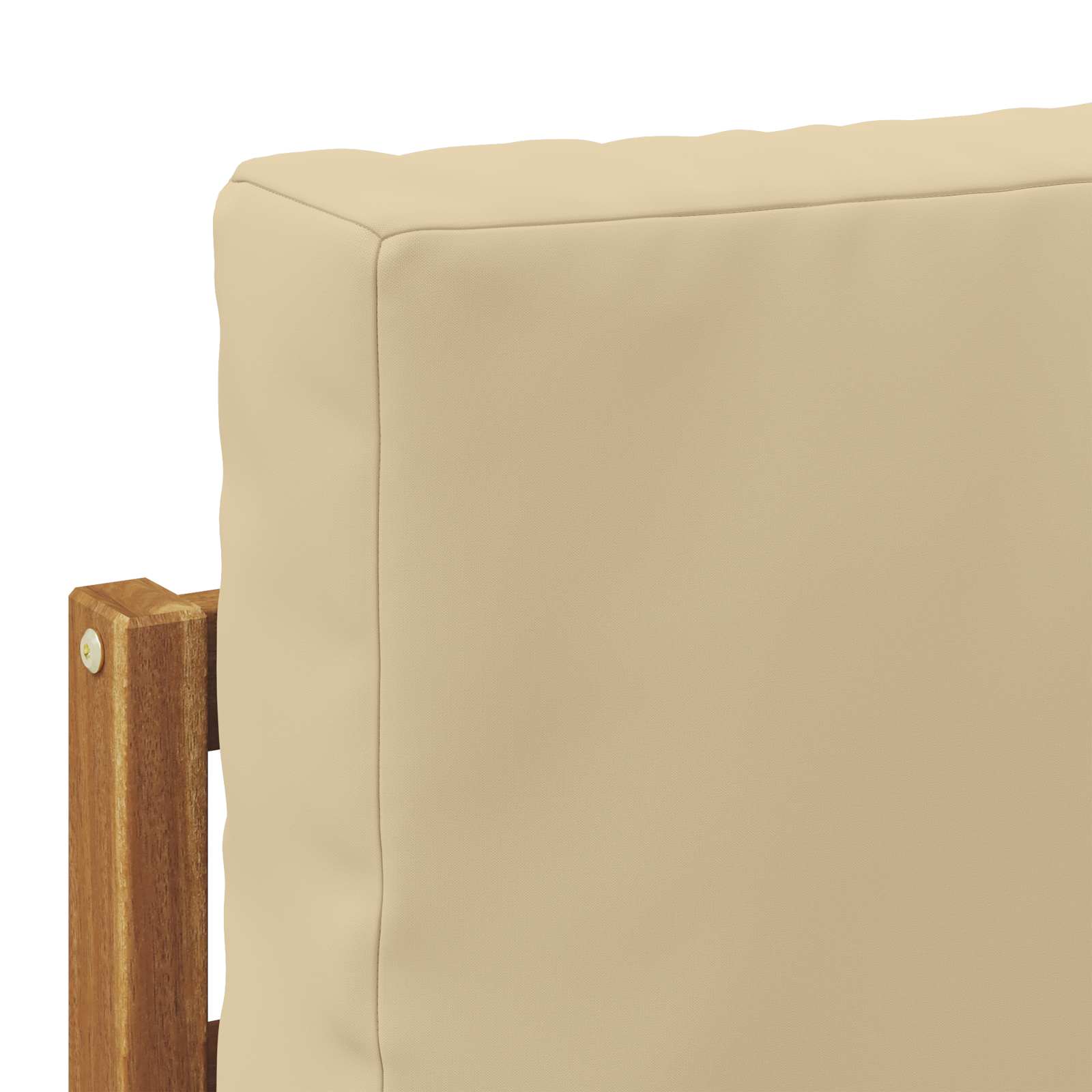 Utendørs Midtbord Og Hjørnesofa 2 Stk Naturlig Og Beige