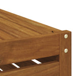 Utebord Solid Akasietre Naturlig 59 X 59 X 37 Cm
