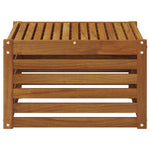 Utebord Solid Akasietre Naturlig 59 X 59 X 37 Cm