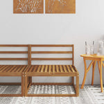 Ute Midt Sofa Solid Akasietre Naturlig 79 X 83 X 73 Cm