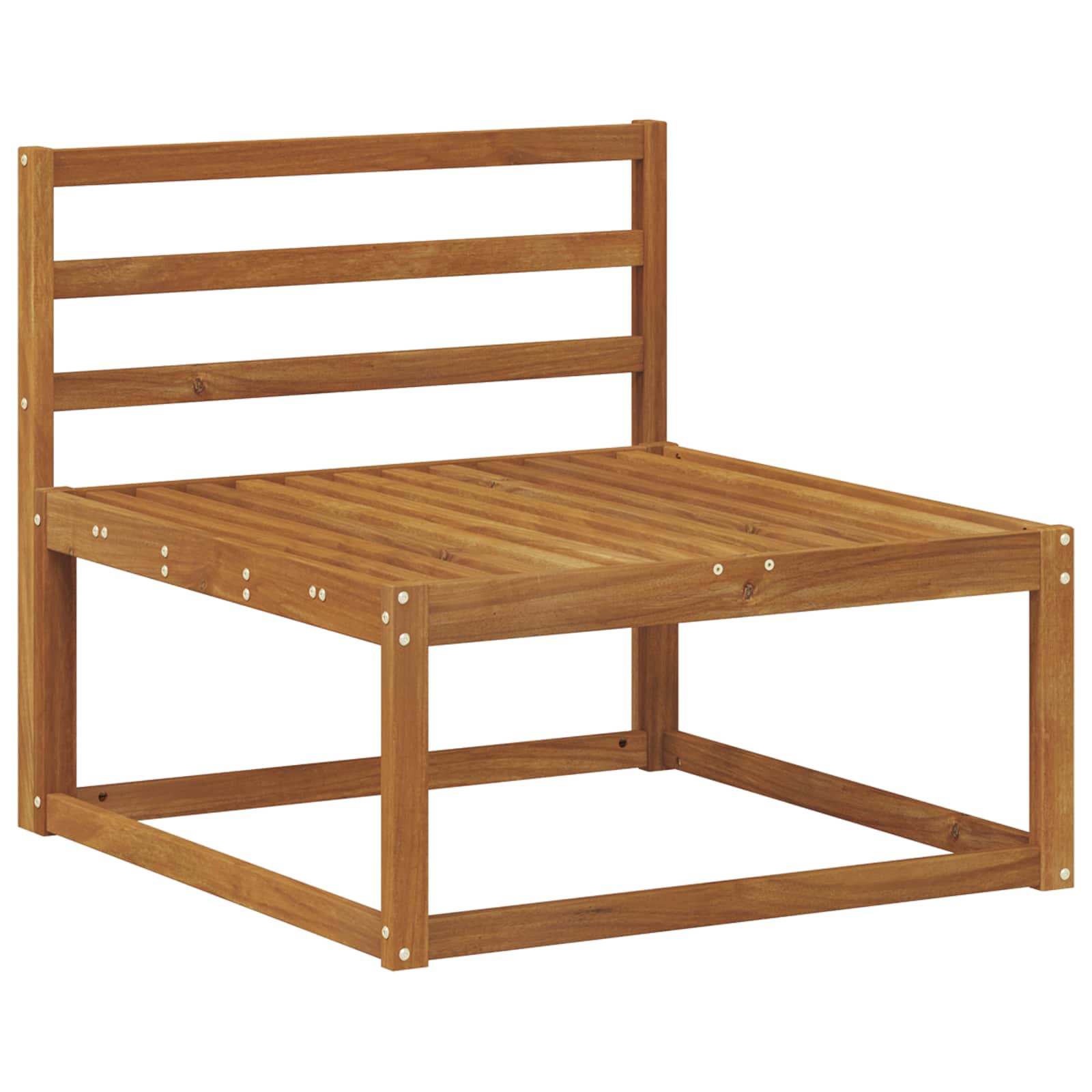 Ute Midt Sofa Solid Akasietre Naturlig 79 X 83 X 73 Cm