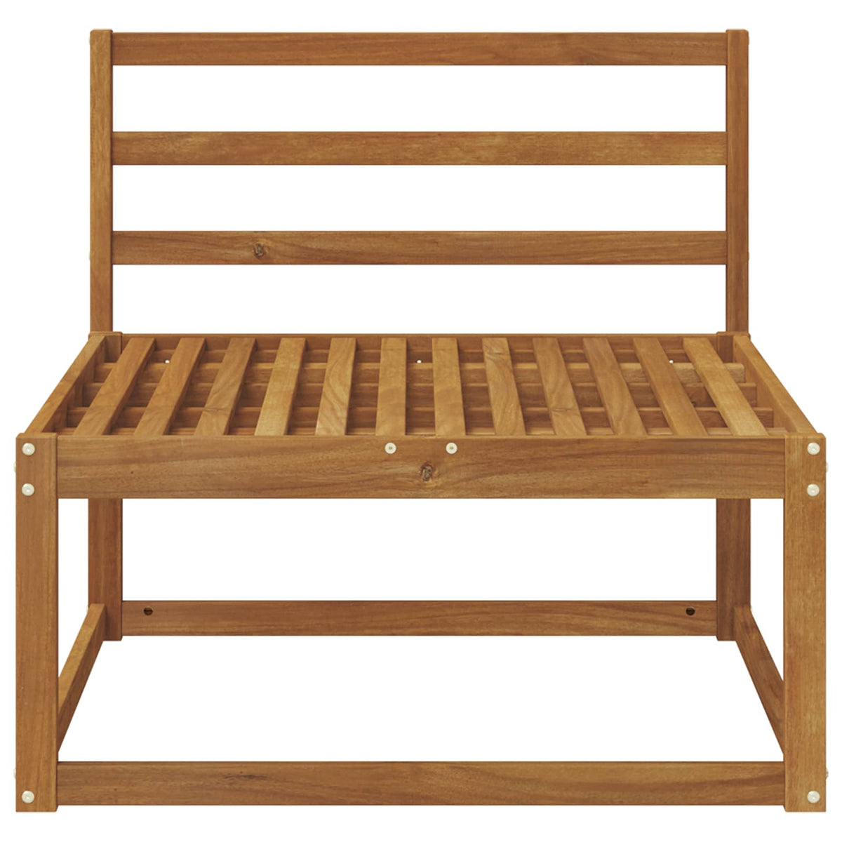 Ute Midt Sofa Solid Akasietre Naturlig 79 X 83 X 73 Cm