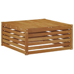 Utebord Solid Akasietre Naturlig 79 X 79 X 37 Cm