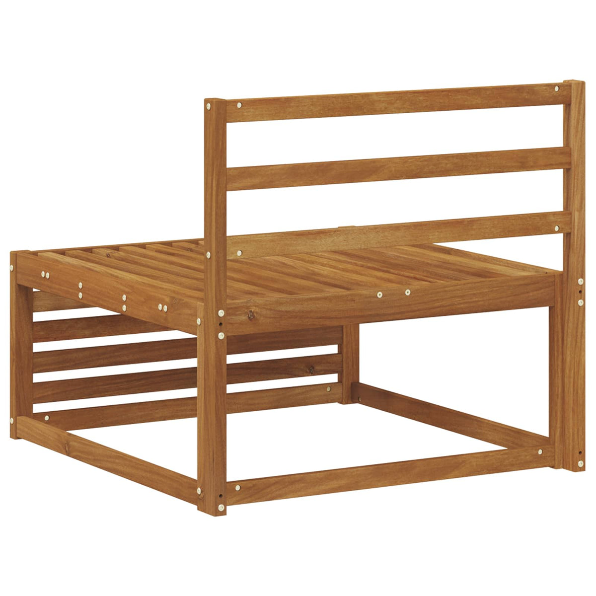 Ute Midt Sofa Solid Akasietre Naturlig 79 X 83 X 73 Cm