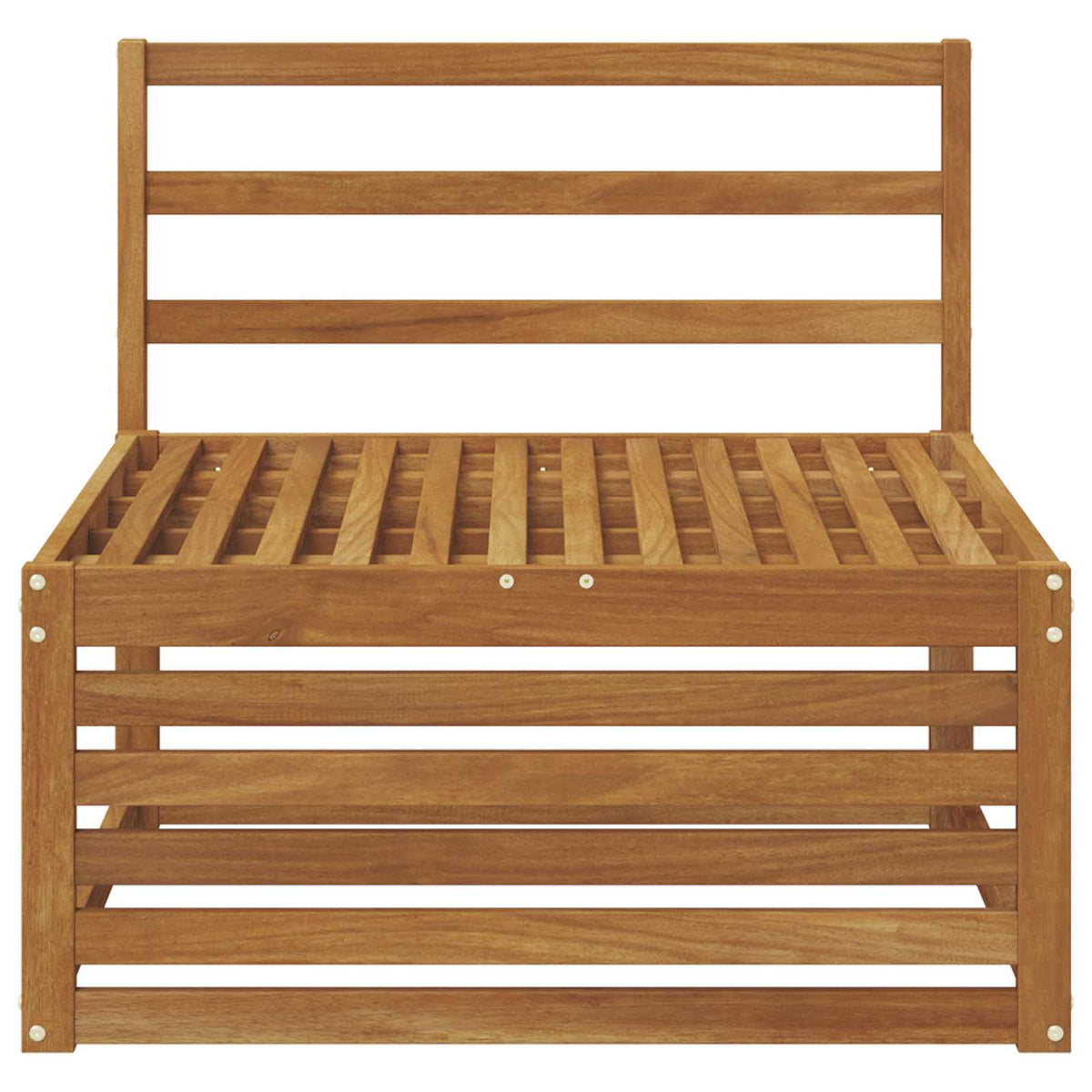 Ute Midt Sofa Solid Akasietre Naturlig 79 X 83 X 73 Cm