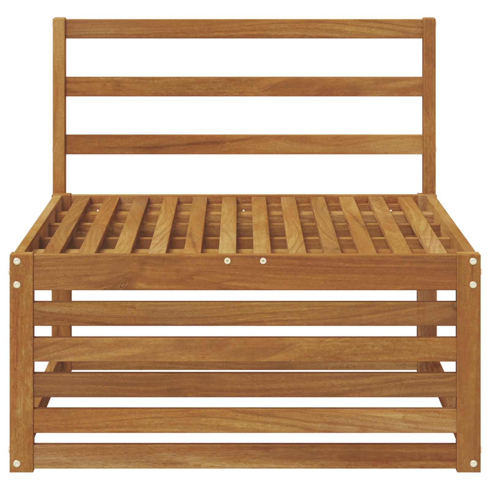 Ute Midt Sofa Solid Akasietre Naturlig 79 X 83 X 73 Cm