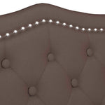 Chesterfield Benk Med Pute Brun 120,5 X 65 X 75 Cm Kunstlær