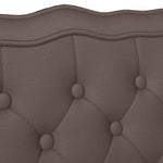 Chesterfield Benk Brun 119.5 X 64.5 X 75 Cm Kunstlær