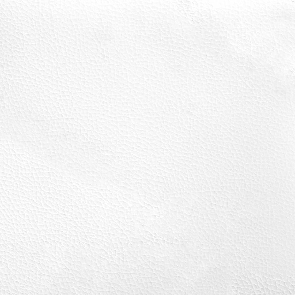 Chesterfield Benk Hvit 119.5 X 64.5 X 75 Cm Kunstlær