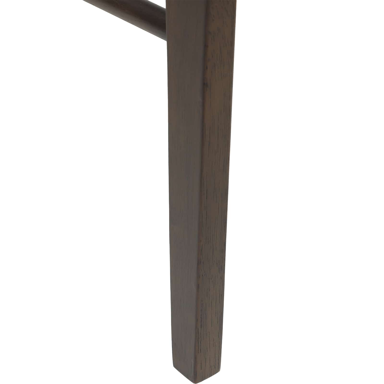 Spisestuestol 2 Pcs Mørk Brun, Lys Solid Gummitre