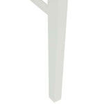 Spisestuestol 2 Pcs Hvit Og Naturlig Solid Gummitre