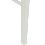 Spisestuestol 2 Pcs Hvit 43 X 44,5 X 77 Cm Solid Gummitre