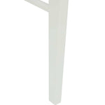 Spisestuestol 2 Pcs Hvit Og Brun Solid Gummitre