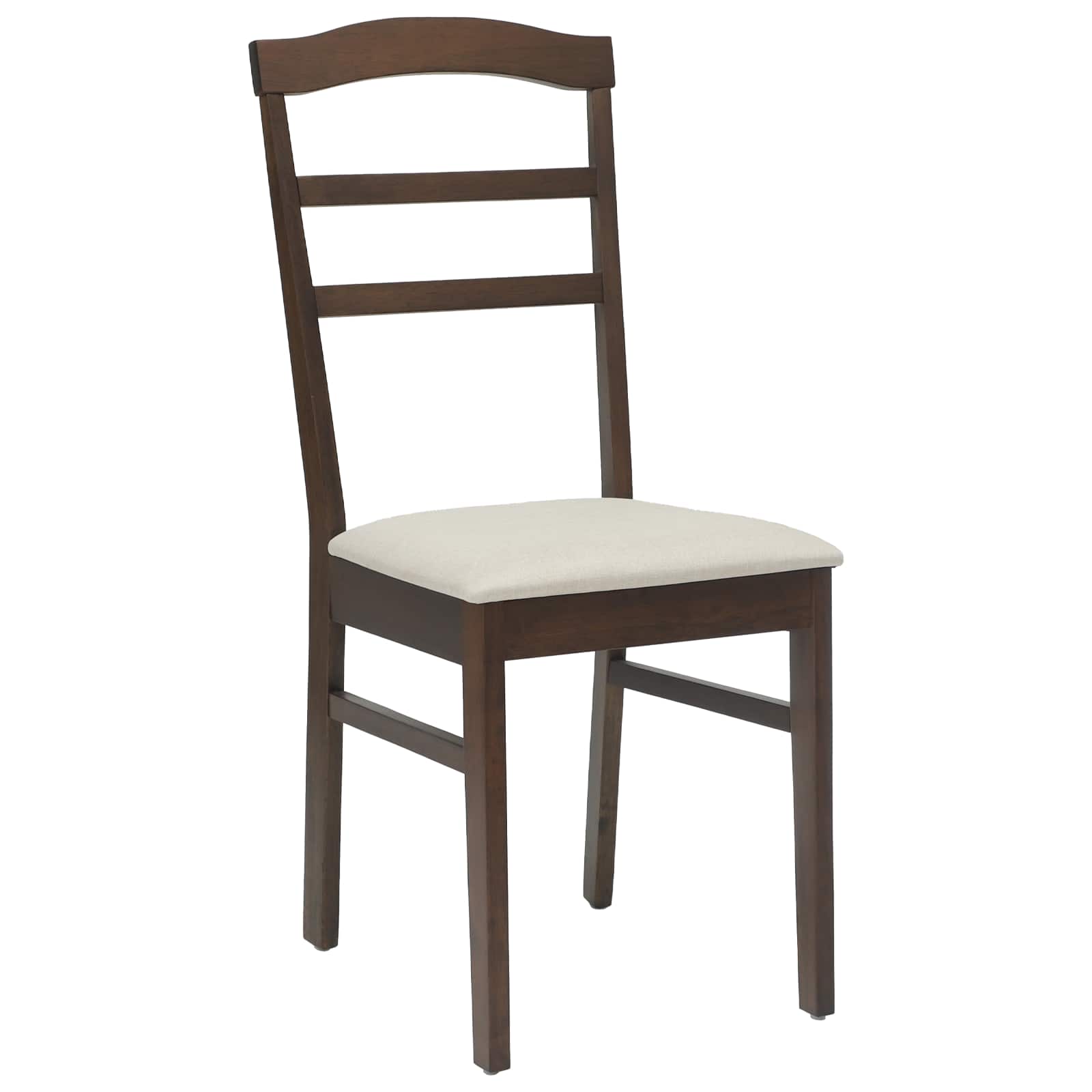 Spisestuestol 2 Pcs Lys Brun Og Lys Solid Gummitre
