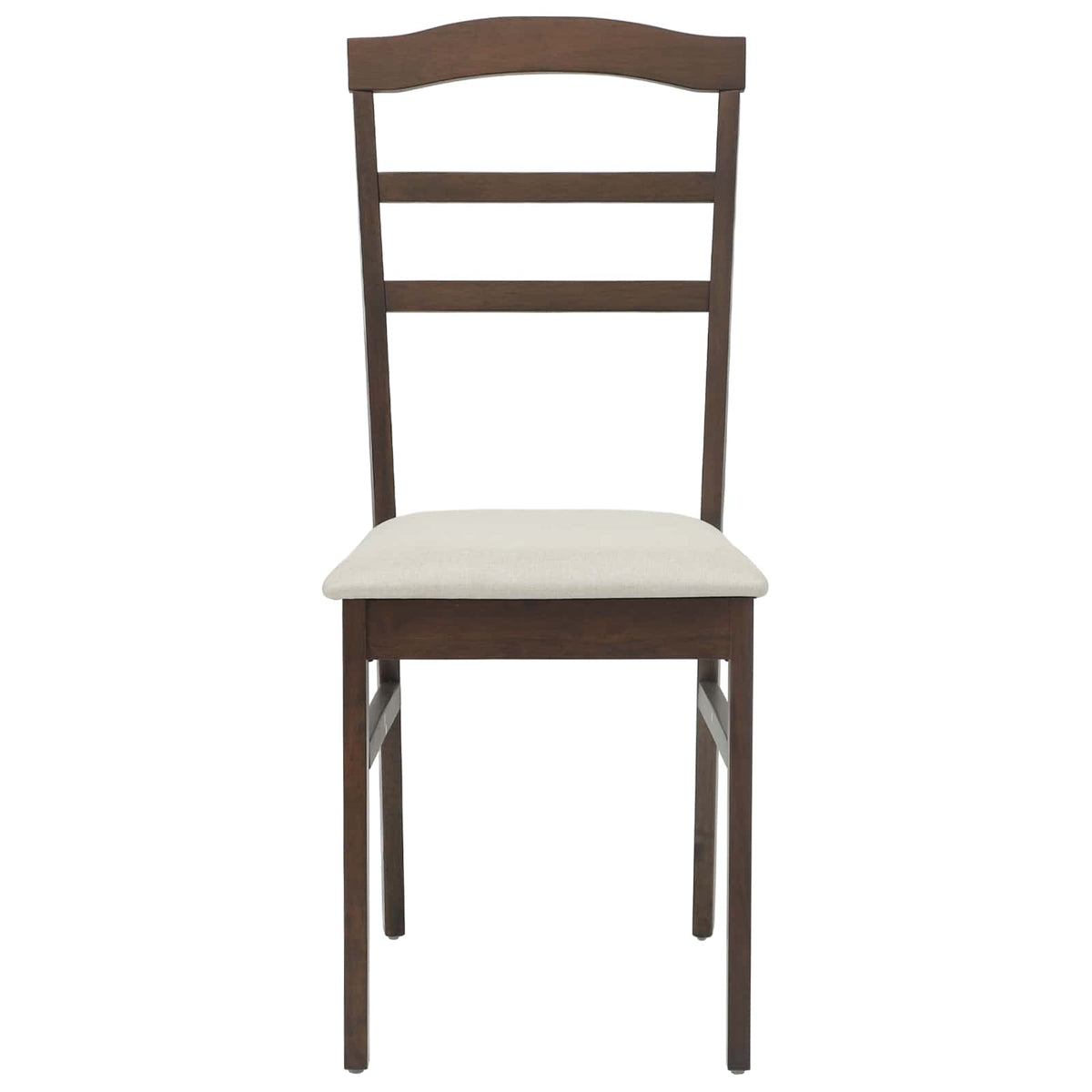 Spisestuestol 2 Pcs Lys Brun Og Lys Solid Gummitre