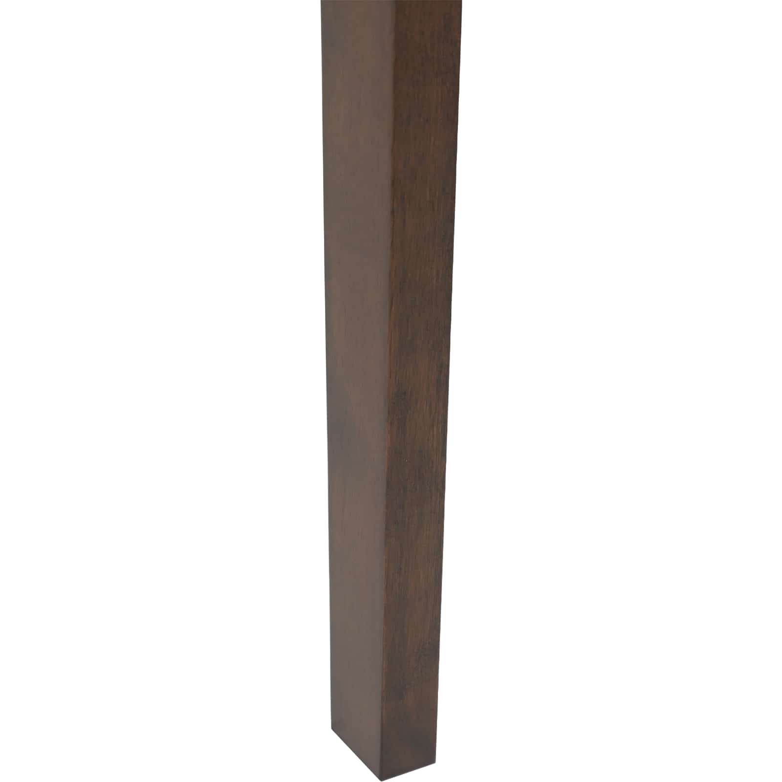 Spisestuestol 2 Pcs Lys Brun Og Svart Solid Gummitre