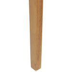 Spisestuestol 2 Pcs Naturlig Og Lys Solid Gummitre