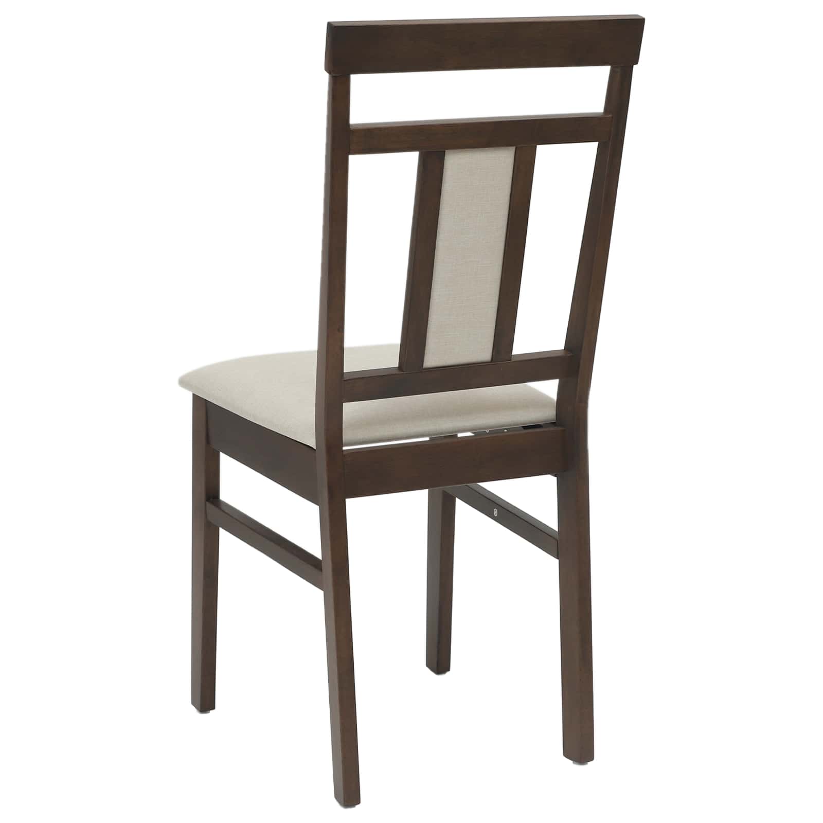 Spisestuestol 2 Pcs Lys Brun Og Lys Solid Gummitre