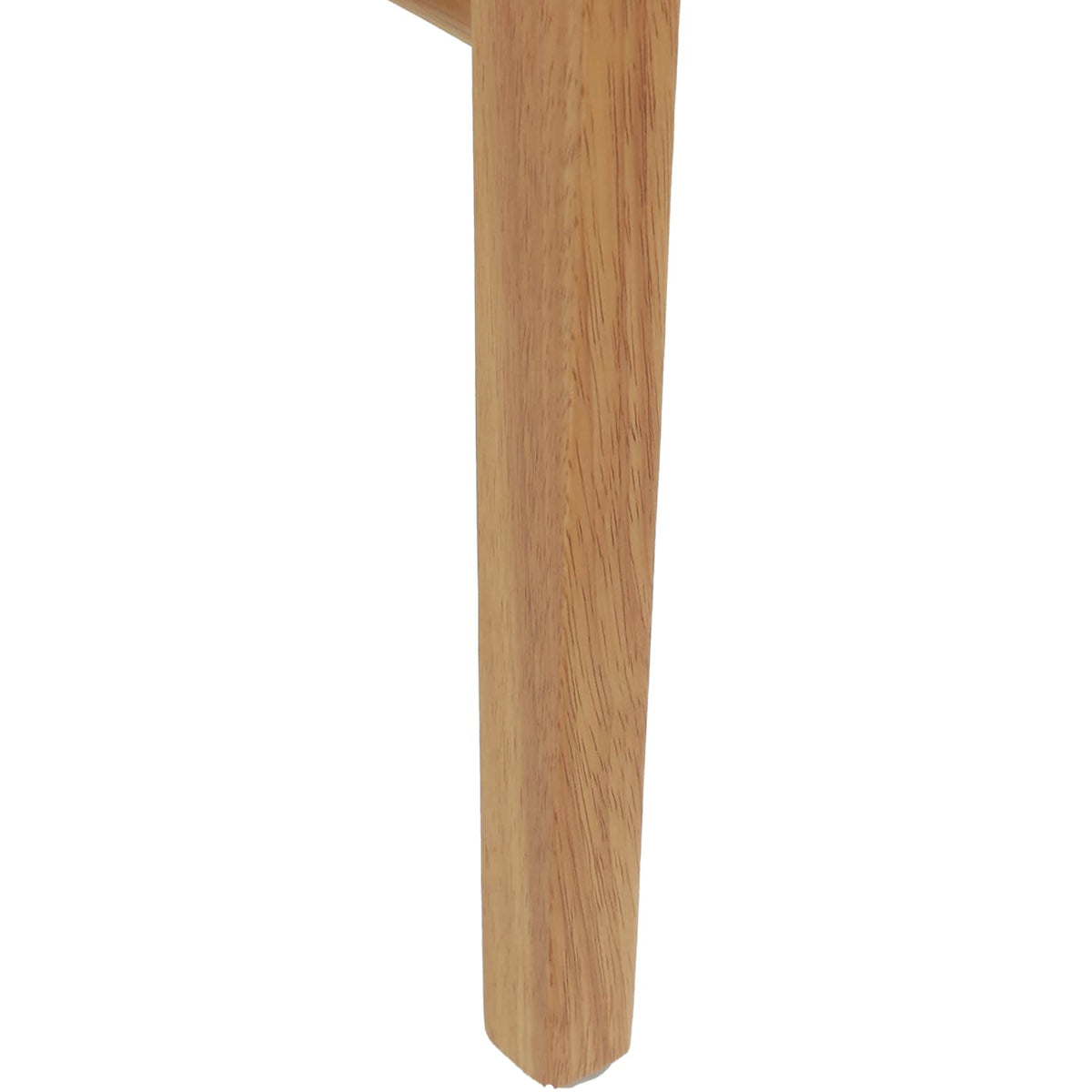 Spisestuestol 2 Pcs Naturlig Og Lys Solid Gummitre
