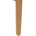 Spisestuestol 2 Pcs Naturlig Og Lys Solid Gummitre