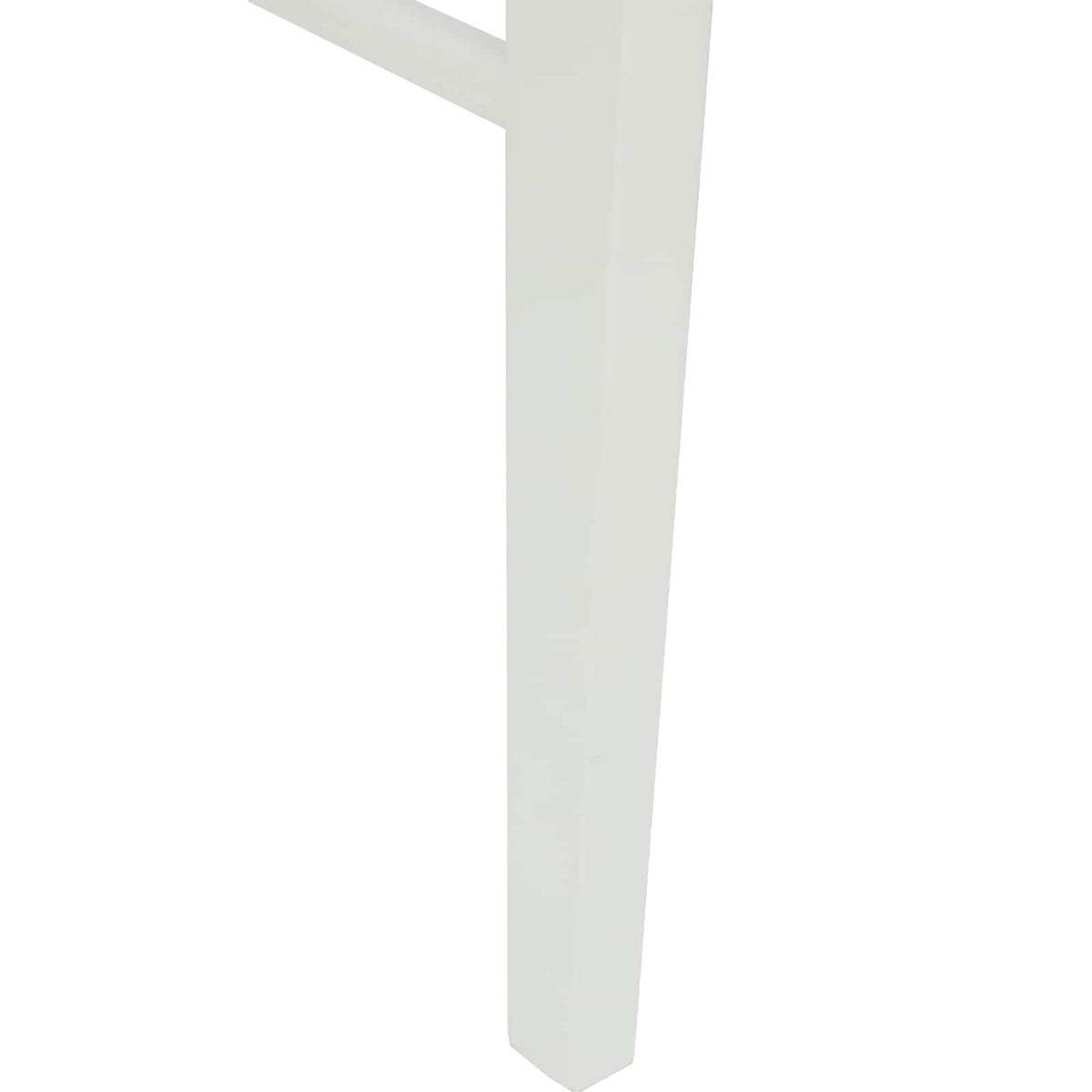 Spisestuestol 2 Pcs Hvit Og Brun Solid Gummitre
