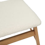 Spisestuestol 2 Pcs Naturlig Og Lys Solid Gummitre
