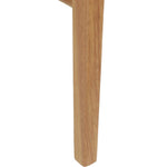 Spisestuestol 2 Pcs Naturlig Og Lys Solid Gummitre