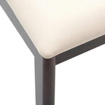 Spisestuestol 2 Pcs Lys Brun Og Lys Solid Gummitre