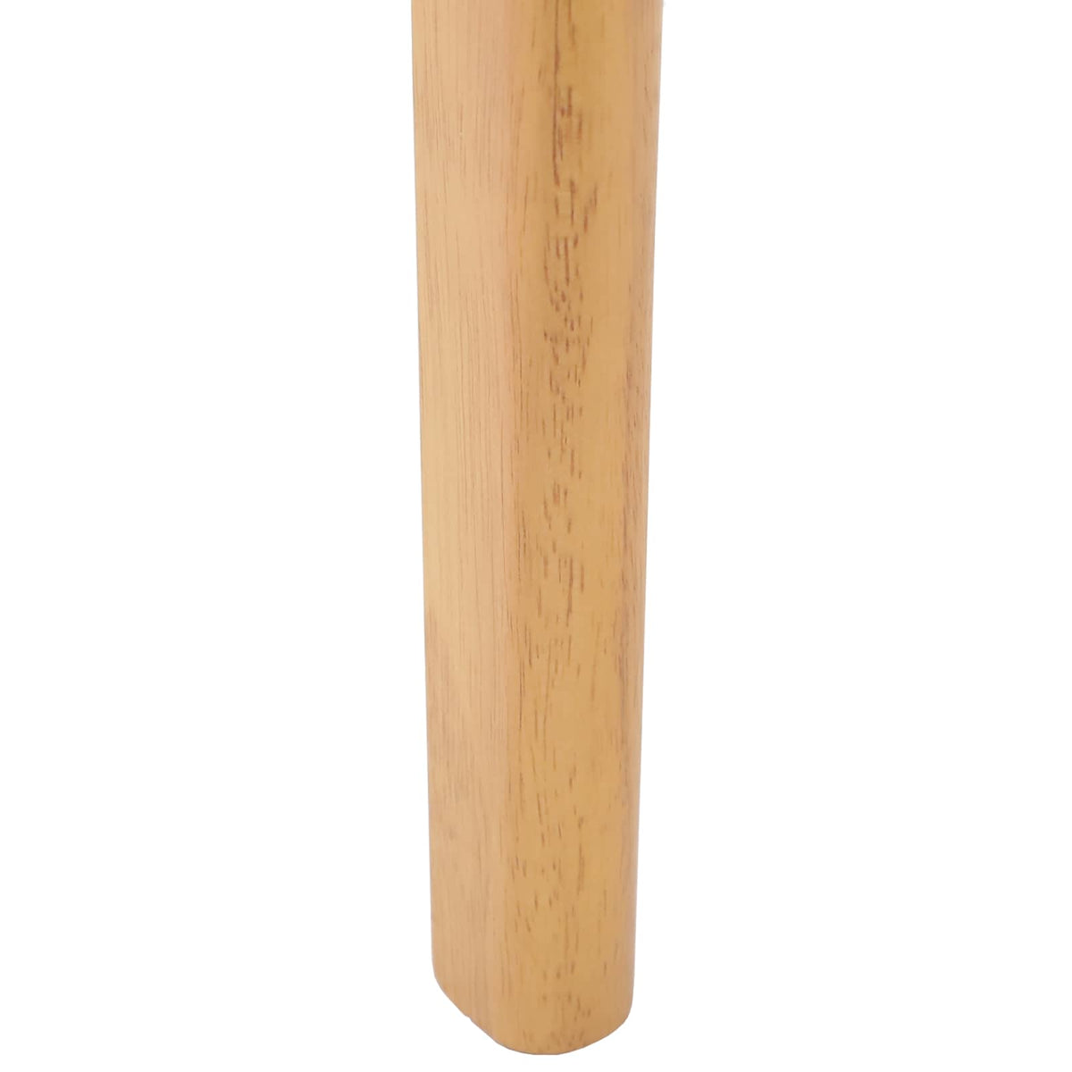 Spisestuestol 2 Pcs Naturlig Og Lys Solid Gummitre