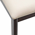 Spisestuestol 2 Pcs Lys Brun Og Lys Solid Gummitre
