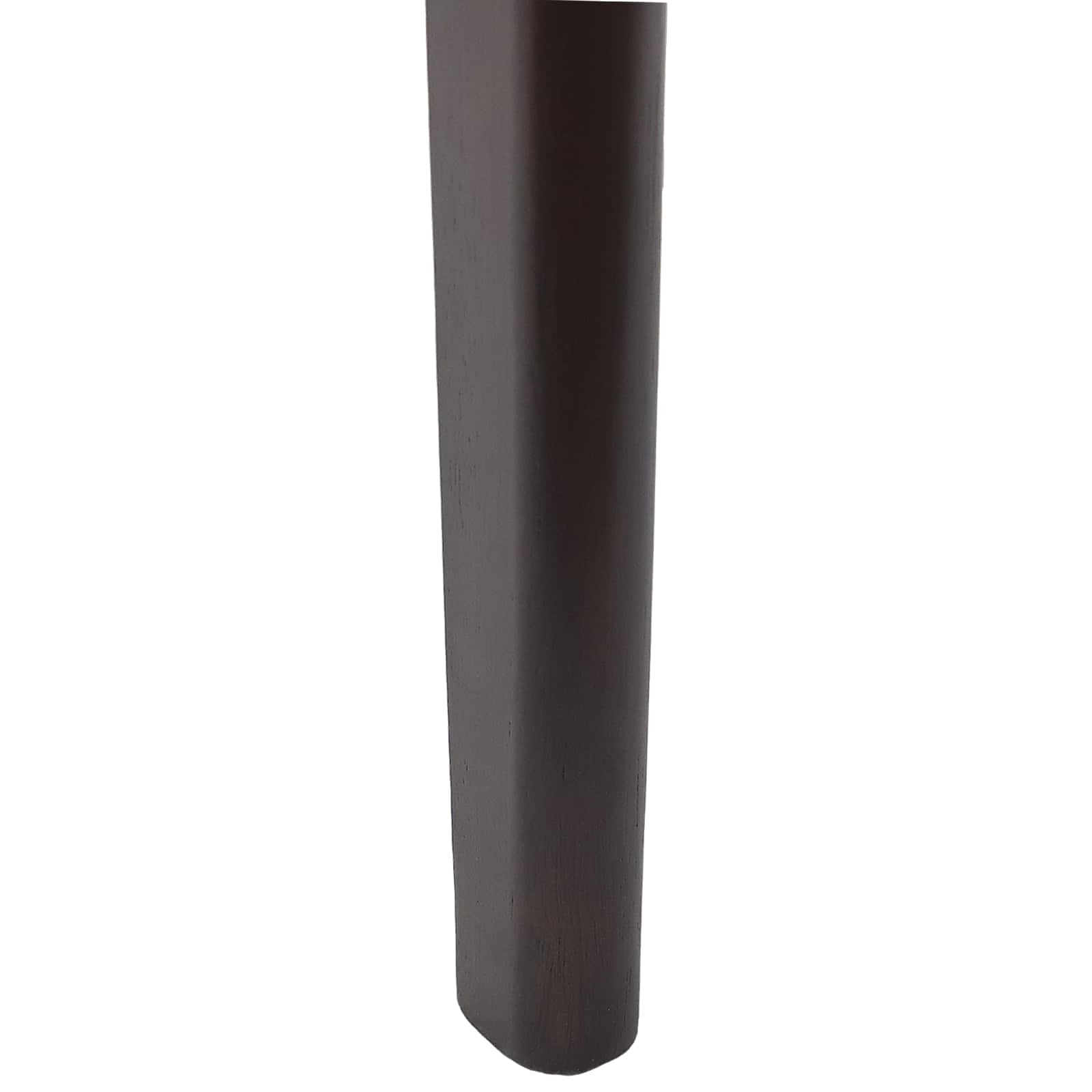 Spisestuestol 2 Pcs Lys Brun Og Svart Solid Gummitre