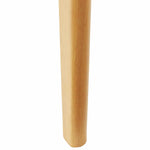 Spisestuestol 2 Pcs Naturlig Solid Gummitre